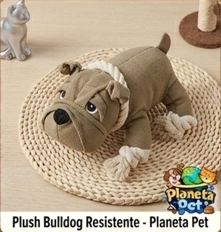 Plush Bulldog Resistente